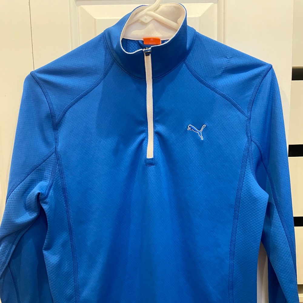 Boy's Puma quarter zip lightweight pullover